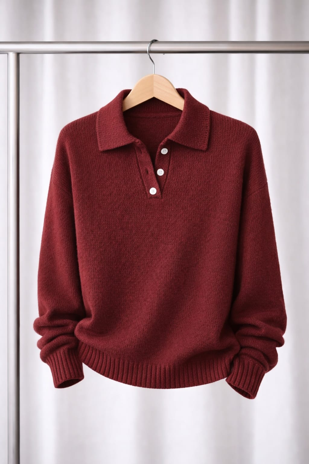Isla | Soft Knit Polo Jumper