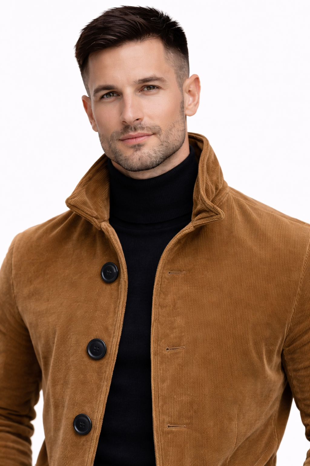 Oliver | Classic Corduroy Button Coat