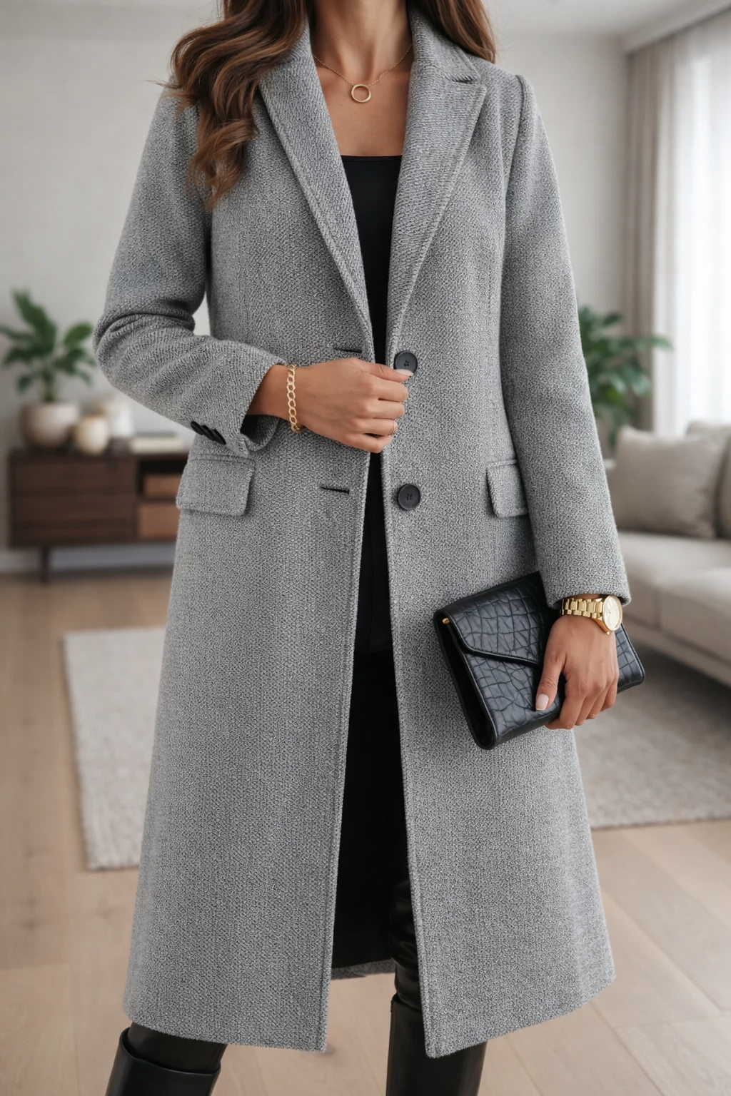 Clara | Elegant Long Coat