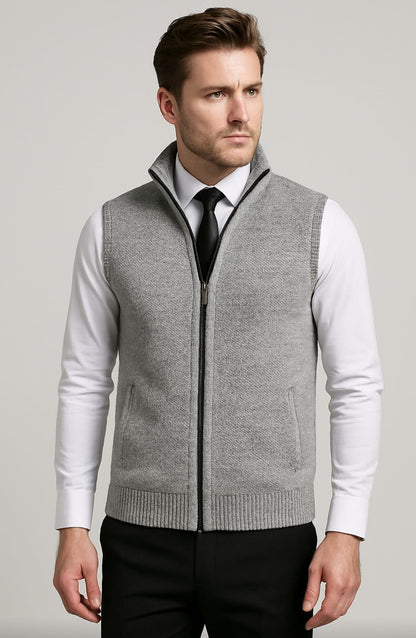 James – Men’s Elegant Full-Zip Vest