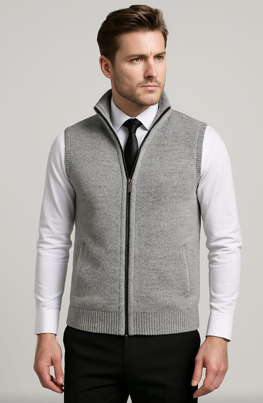 James – Men’s Elegant Full-Zip Vest