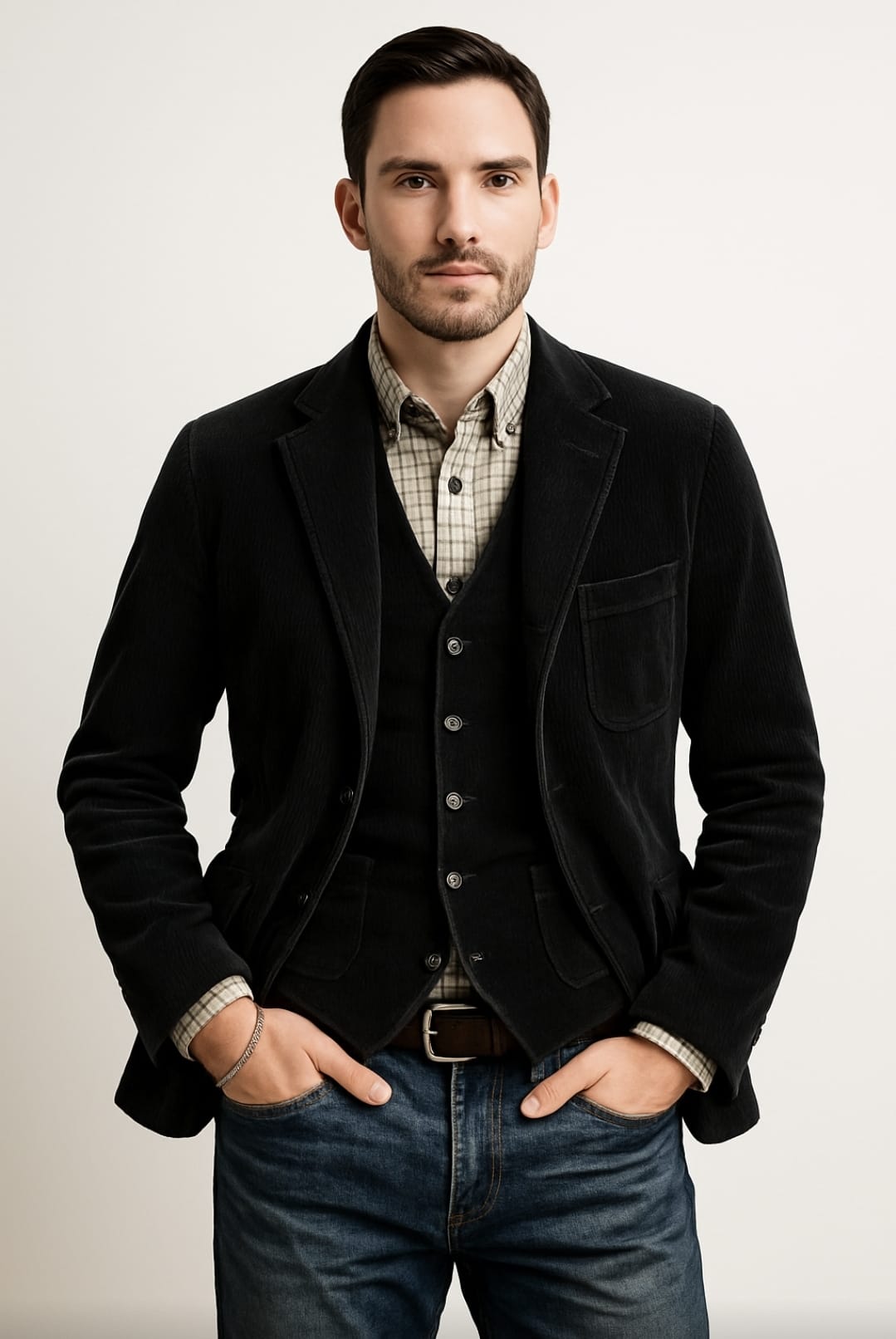 Tom – Men’s Two-Piece Blazer & Vest Set