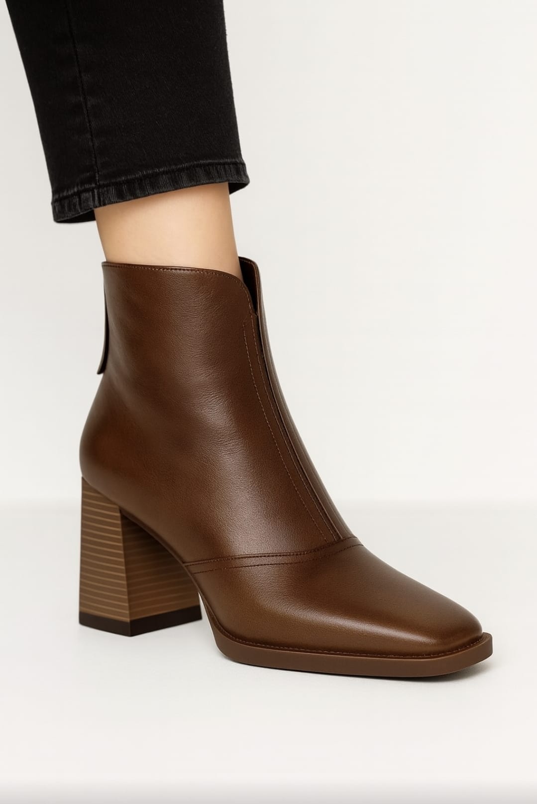 Charlotte – Luxury Mid-Heel Ankle Boots