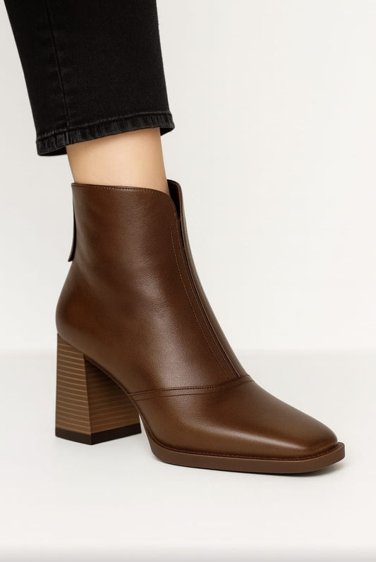 Charlotte – Luxury Mid-Heel Ankle Boots