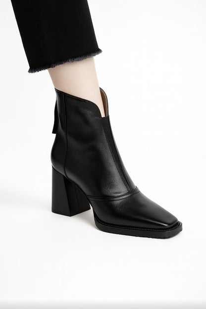 Charlotte – Luxury Mid-Heel Ankle Boots