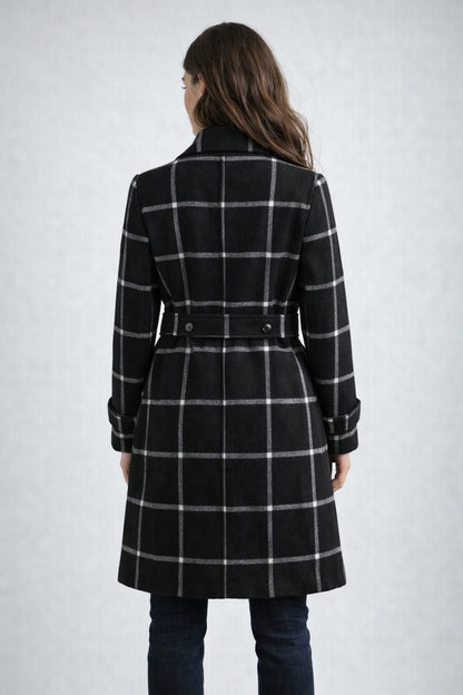 Vivienne - Classic Check Long Coat