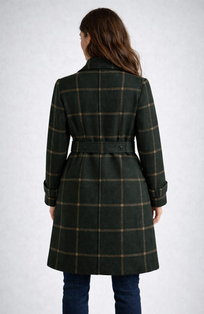 Vivienne - Classic Check Long Coat