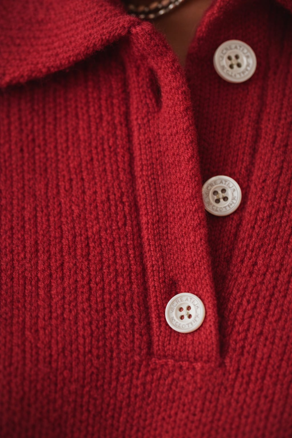 Isla | Soft Knit Polo Jumper