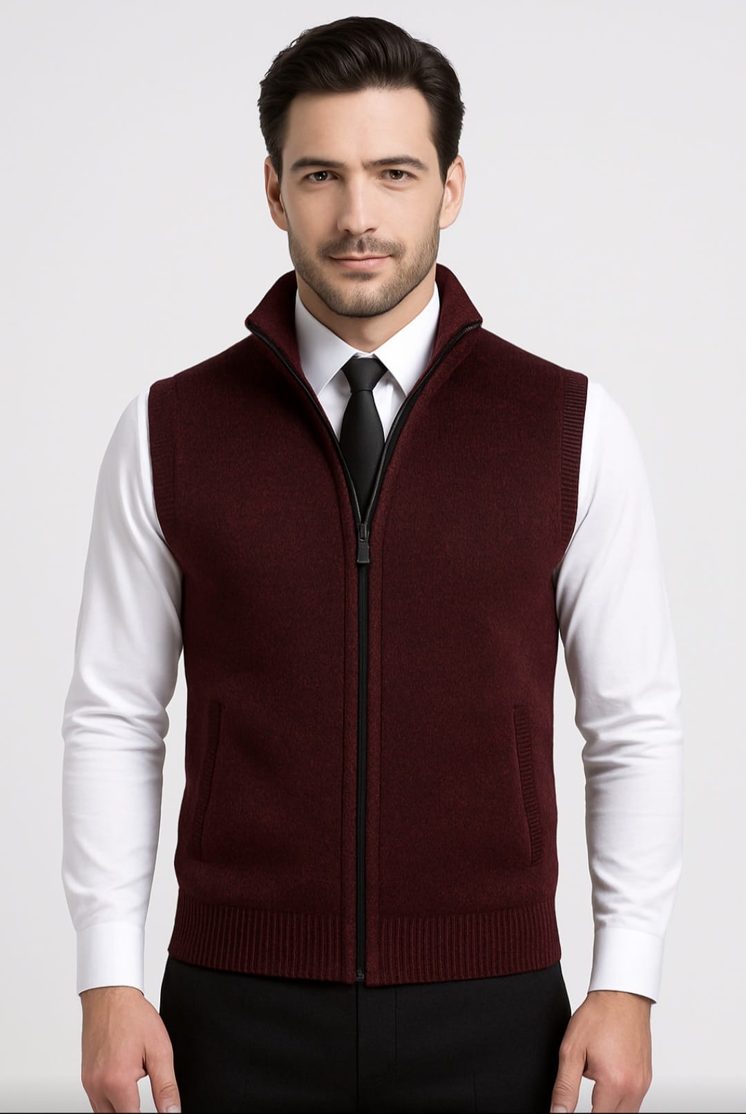 James – Men’s Elegant Full-Zip Vest