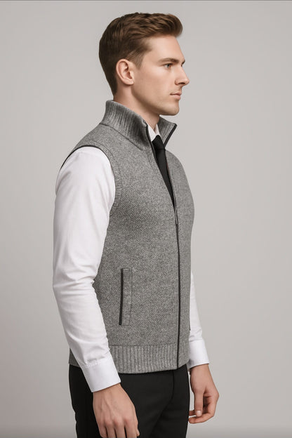James – Men’s Elegant Full-Zip Vest