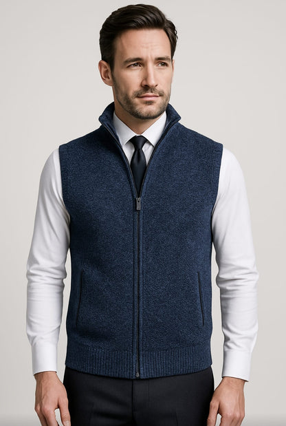 James – Men’s Elegant Full-Zip Vest
