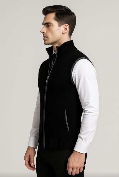 James – Men’s Elegant Full-Zip Vest