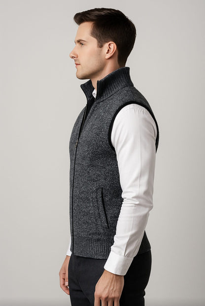 James – Men’s Elegant Full-Zip Vest