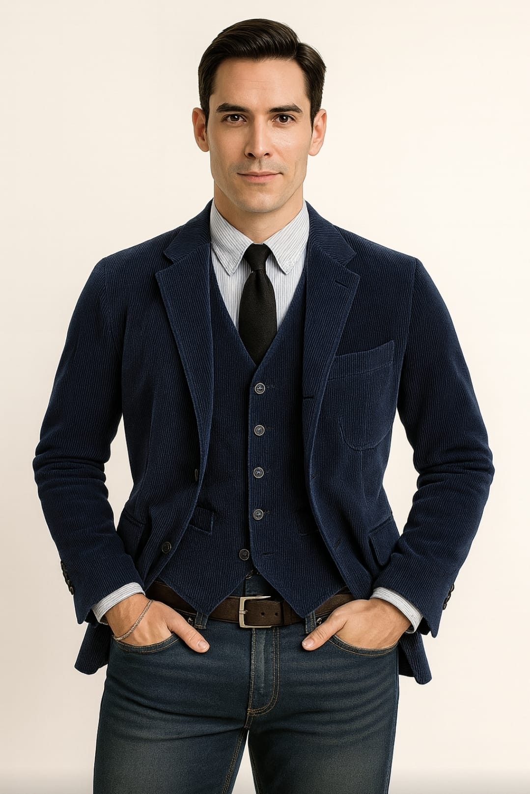 Tom – Men’s Two-Piece Blazer & Vest Set