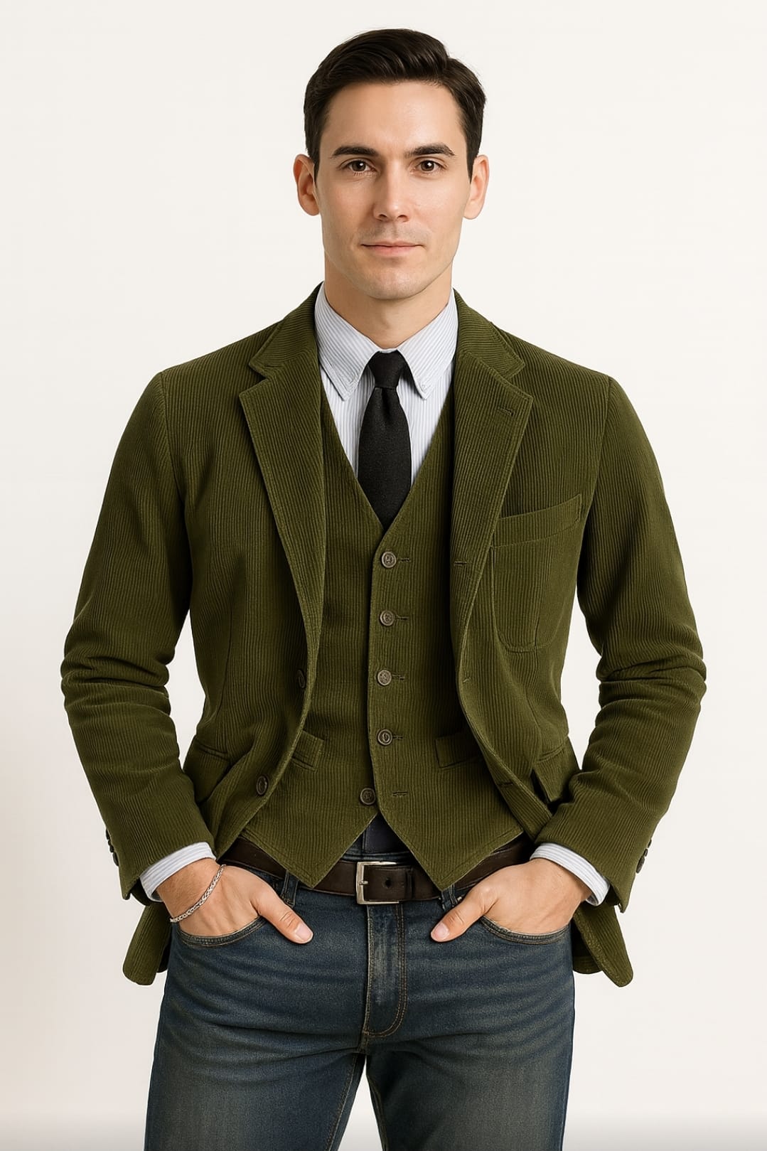 Tom – Men’s Two-Piece Blazer & Vest Set