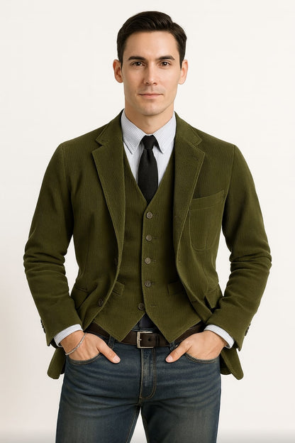Tom – Men’s Two-Piece Blazer & Vest Set