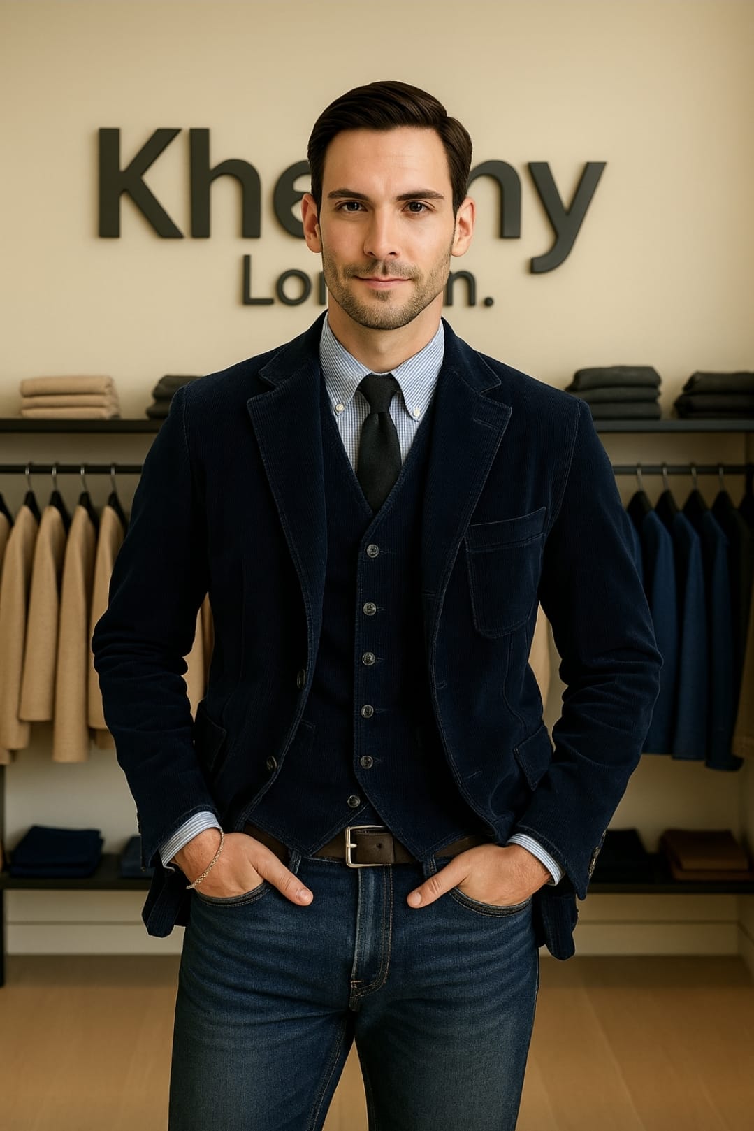 Tom – Men’s Two-Piece Blazer & Vest Set