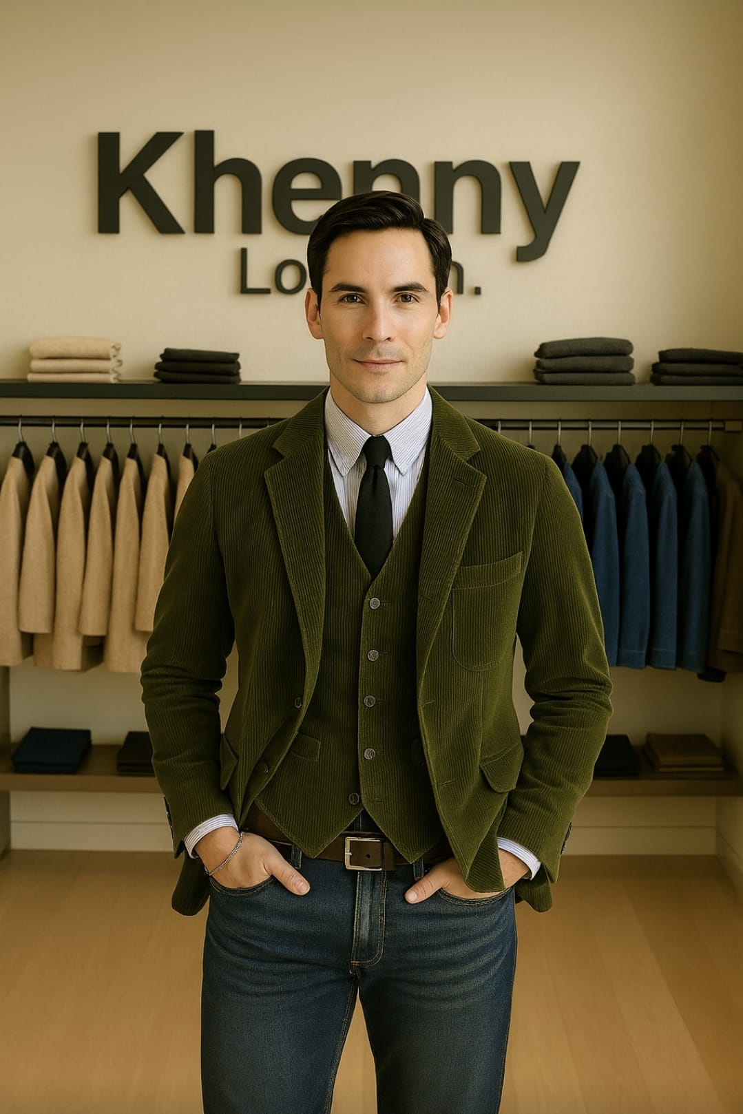 Tom – Men’s Two-Piece Blazer & Vest Set