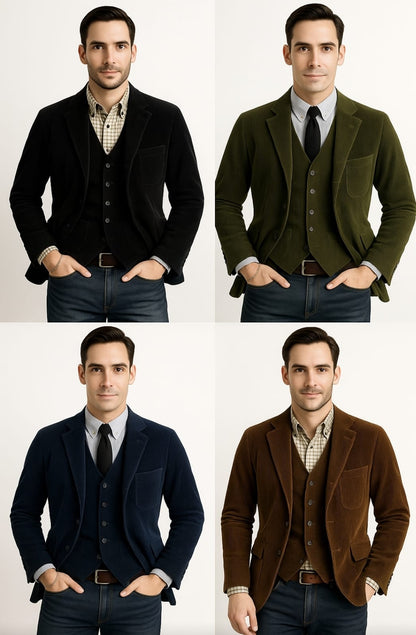 Tom – Men’s Two-Piece Blazer & Vest Set