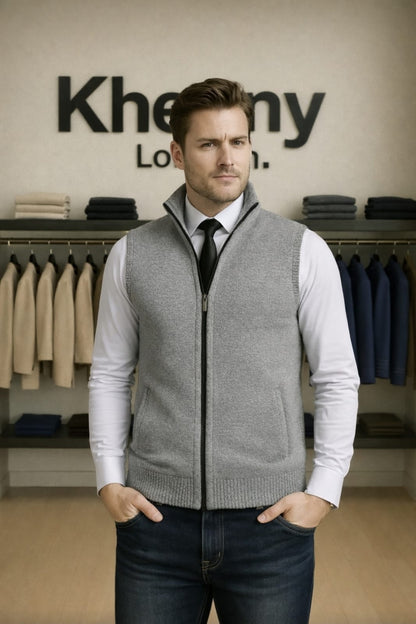 James – Men’s Elegant Full-Zip Vest