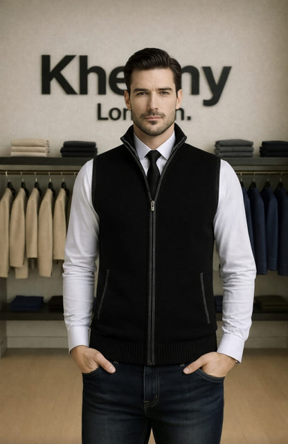 James – Men’s Elegant Full-Zip Vest