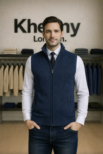 James – Men’s Elegant Full-Zip Vest