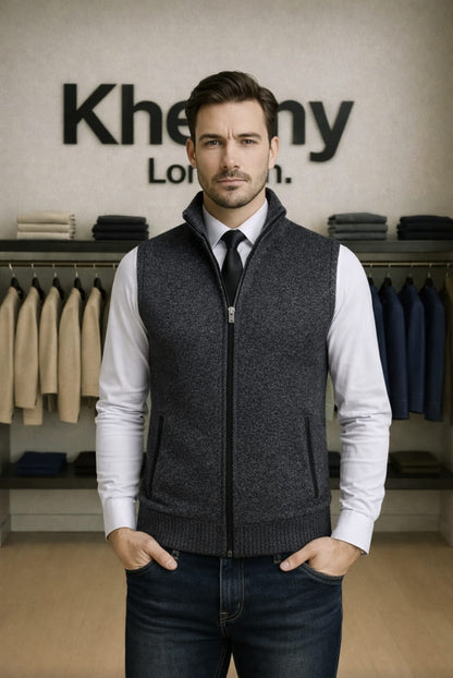 James – Men’s Elegant Full-Zip Vest