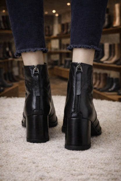 Charlotte – Luxury Mid-Heel Ankle Boots